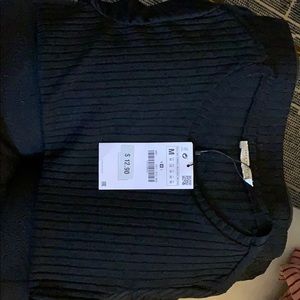 NEW WITH TAGS Zara ribbed tee